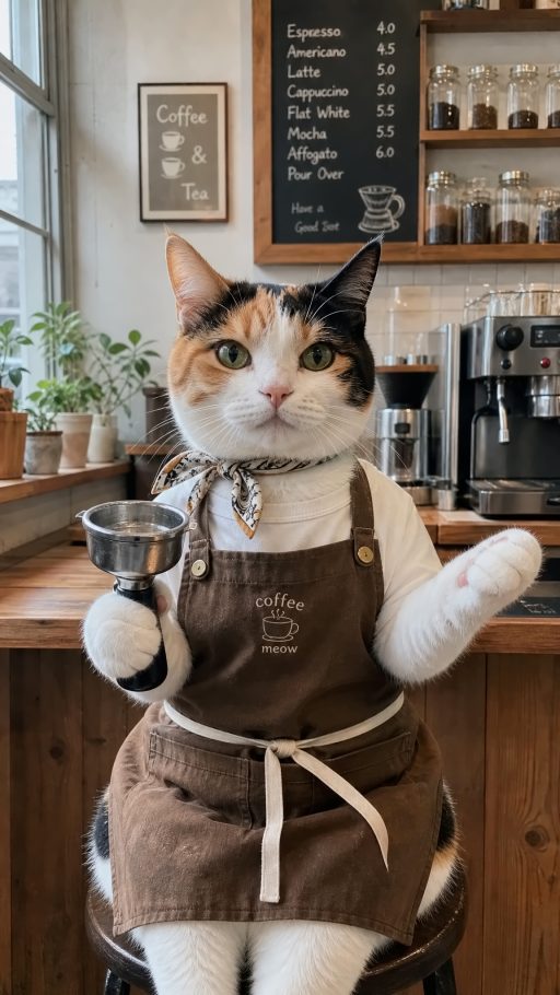 Barista Calico AI 头像素材