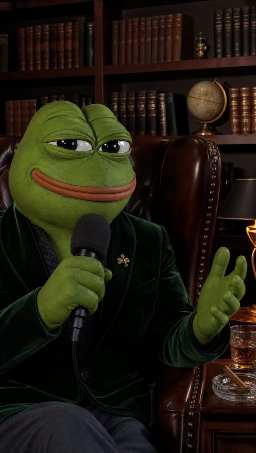 Smug Pepe AI 头像素材